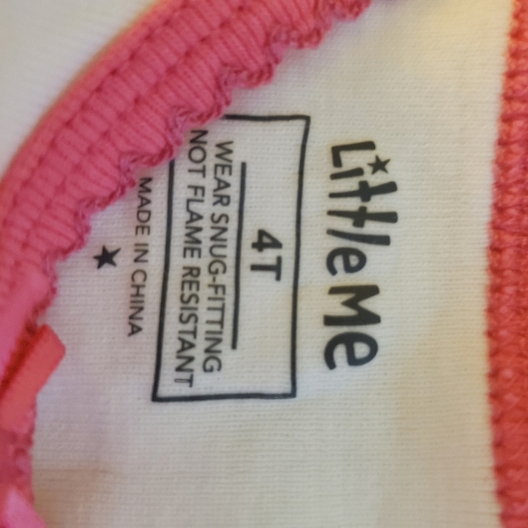 Little Me (2) Tops or Pj's 4T So cute! Lamas - Picture 6 of 7